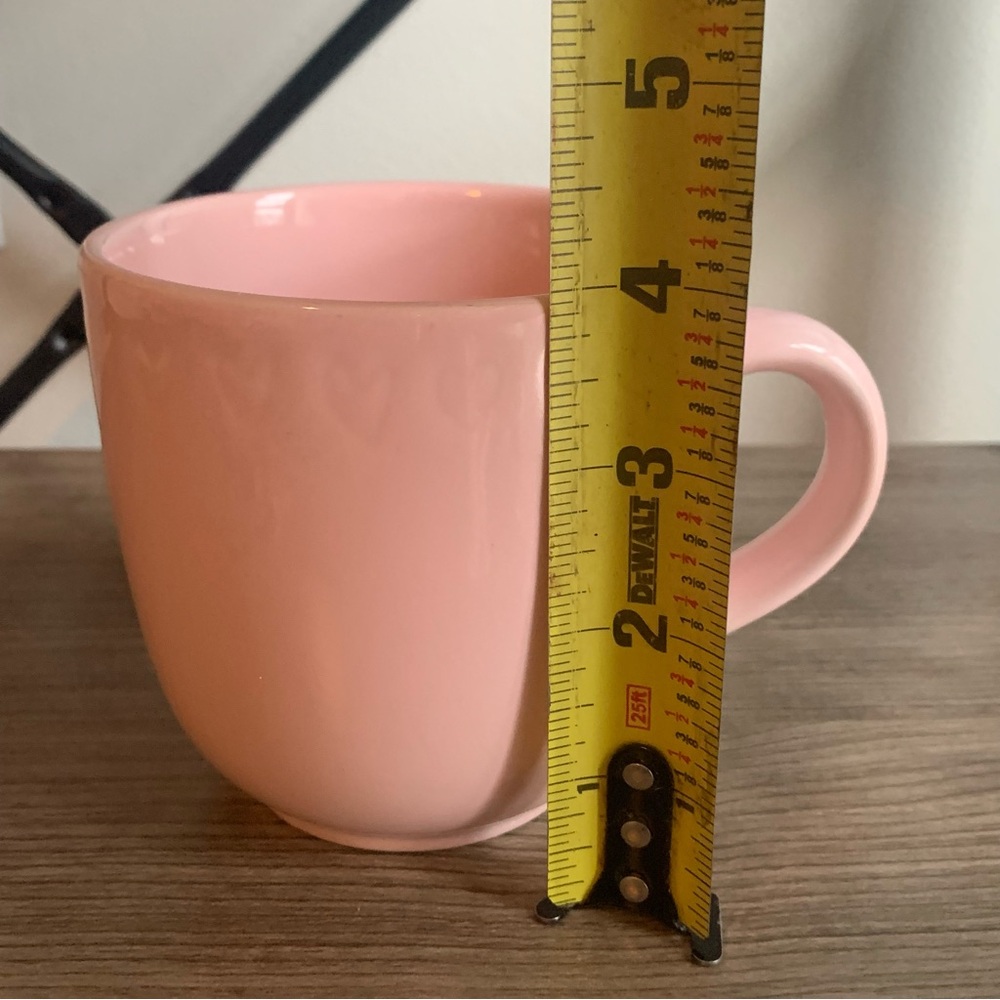 Pink Stoneware Hearts Coffee Tea Mug Target Valentine’s Day - Picture 5 of 7